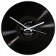 Personalised 12 Inch Vinyl Record Wall Clock with black label