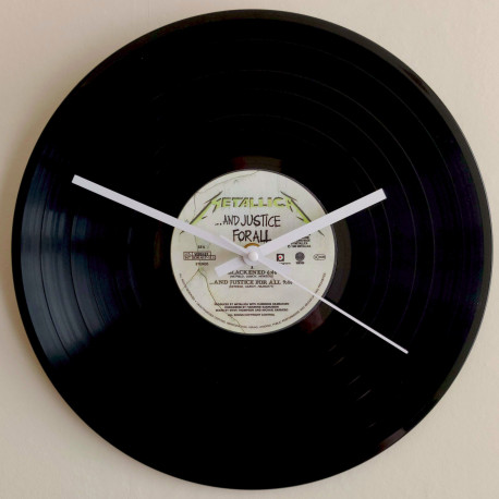 Metallica Vinyl Record Wall Clock – Gift for Metallica Fans