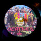 The Beatles Sgt Pepper’s Vinyl Record Wall Clock – Close Up View