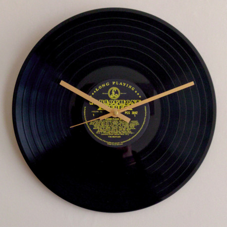 The Beatles Please Please Me Vinyl Record Wall Clock – 60s Music Memorabilia