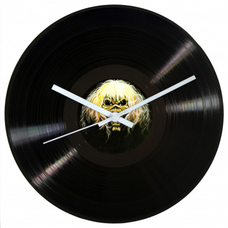 Iron Maiden Record Clock Unique Gift For Heavy Metal Lover