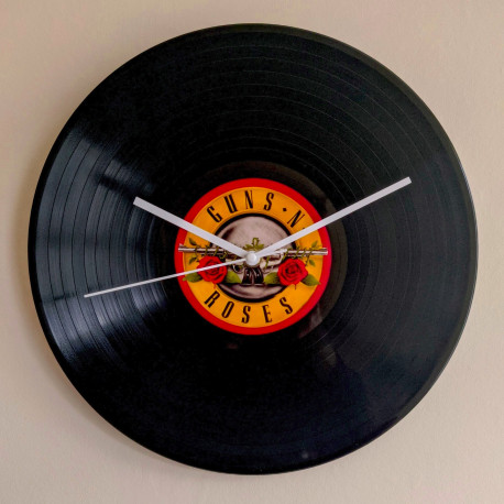 Guns N’ Roses Vinyl Record Wall Clock – Rock Music Memorabilia