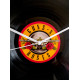 Guns N’ Roses Vinyl Record Wall Clock Up Close View
