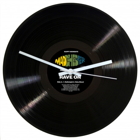Happy Mondays 12 Inch Vinyl Record Clock Rave on - Hallelujah Madchester