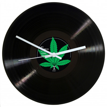 Dr Dre Cannabis Leaf 12 Inch Record Clock Hip Hop Rap Music Memorabilia