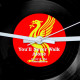 Liverpool FC Vinyl Record Wall Clock – You’ll Never Walk Alone. Gift For Liverpool fan