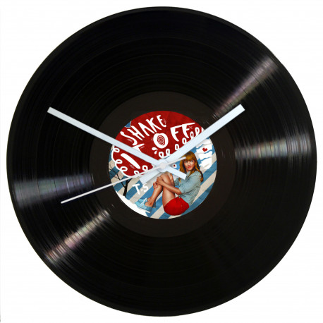 Taylor Swift Shake It Off Vinyl Record Wall Clock – Gift for Swifties