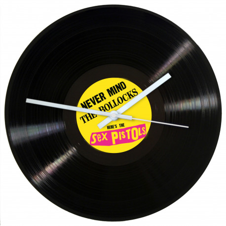 Sex Pistols Never Mind the Bollocks Vinyl Record Wall Clock – Punk Music Memorabilia