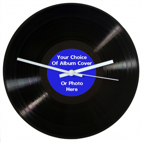 Customised 12 inch Vinyl Record Clock With Your Own Choice Of Image