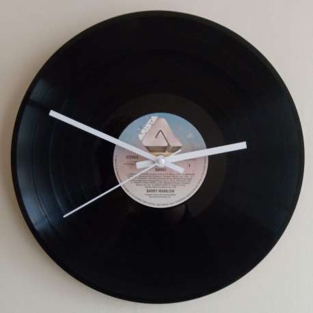 Barry Manilow Vinyl Record Wall Clock – Timeless Music Memorabilia
