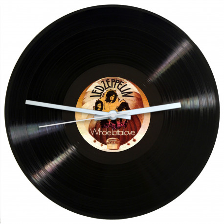 Led Zeppelin Whole Lotta Love Vinyl Record Wall Clock – Rock Music Memorabilia