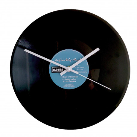 Definitely Maybe Record Clock Oasis Memorabilia