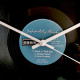 Oasis Definitely Maybe Vinyl Record Clock Up Close View