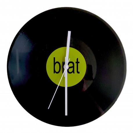 Charli XCX BRAT Vinyl Record Wall Clock – Pop Music Memorabilia