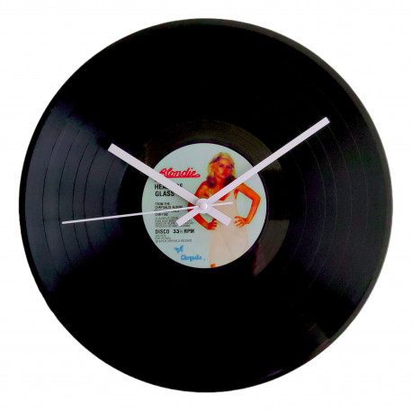 Blondie Heart of Glass Vinyl Record Wall Clock – Rock Music Memorabilia