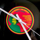 Bob Marley Record Clock up close view