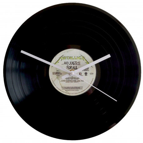 Metallica Vinyl Record Wall Clock – Gift for Metallica Fans