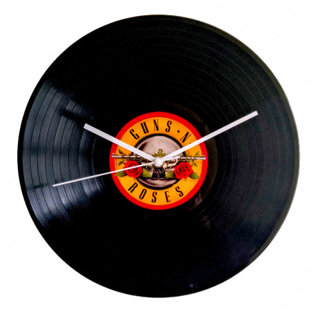 Guns N’ Roses Vinyl Record Wall Clock – Rock Music Memorabilia