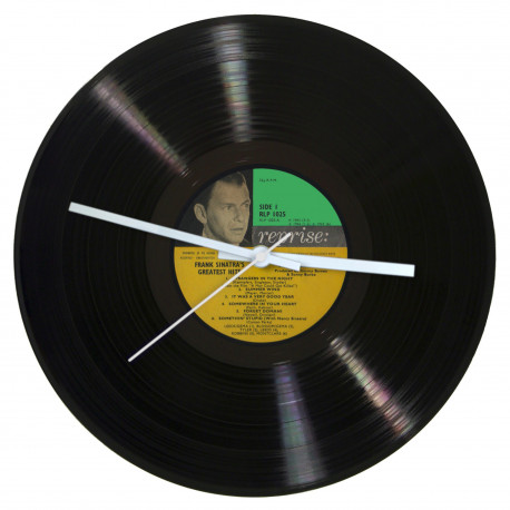 Frank Sinatra Record Clock Real Vinyl LP Frank Sinatra Greatest Hits