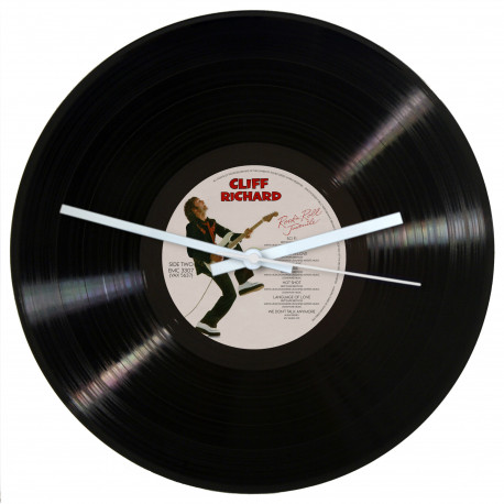 Cliff Richard Rock and Roll Juvenile Vinyl Record Wall Clock – Music Memorabilia