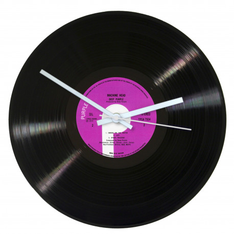 Deep Purple Vinyl Record Wall Clock – Classic Rock Music Memorabilia