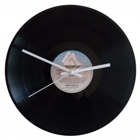 Barry Manilow Vinyl Record Wall Clock – Timeless Music Memorabilia