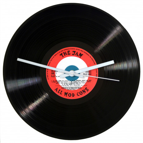 The Jam All Mod Cons Vinyl Record Wall Clock – Mod Revival Memorabilia