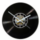 Mechanical Gears Vinyl Record Wall Clock – Steampunk-Inspired Timepiece