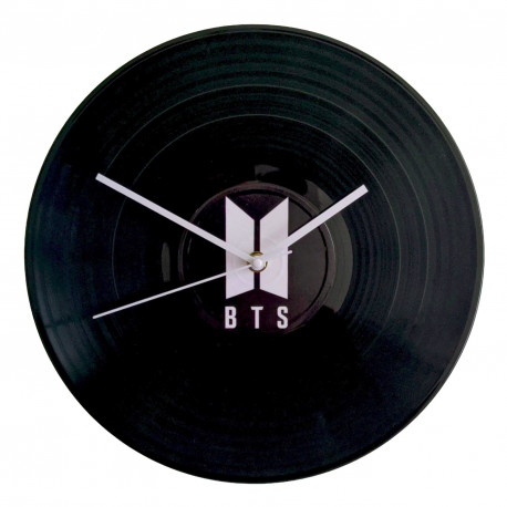 BTS 12 inch Vinyl Record Wall Clock – K-Pop Memorabilia