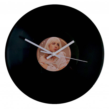 Billie Eilish Happier Than Ever Vinyl Record Wall Clock – Music Memorabilia