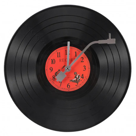 Turntable-Inspired Vinyl Record Clock – Perfect Gift for Vinyl Lovers